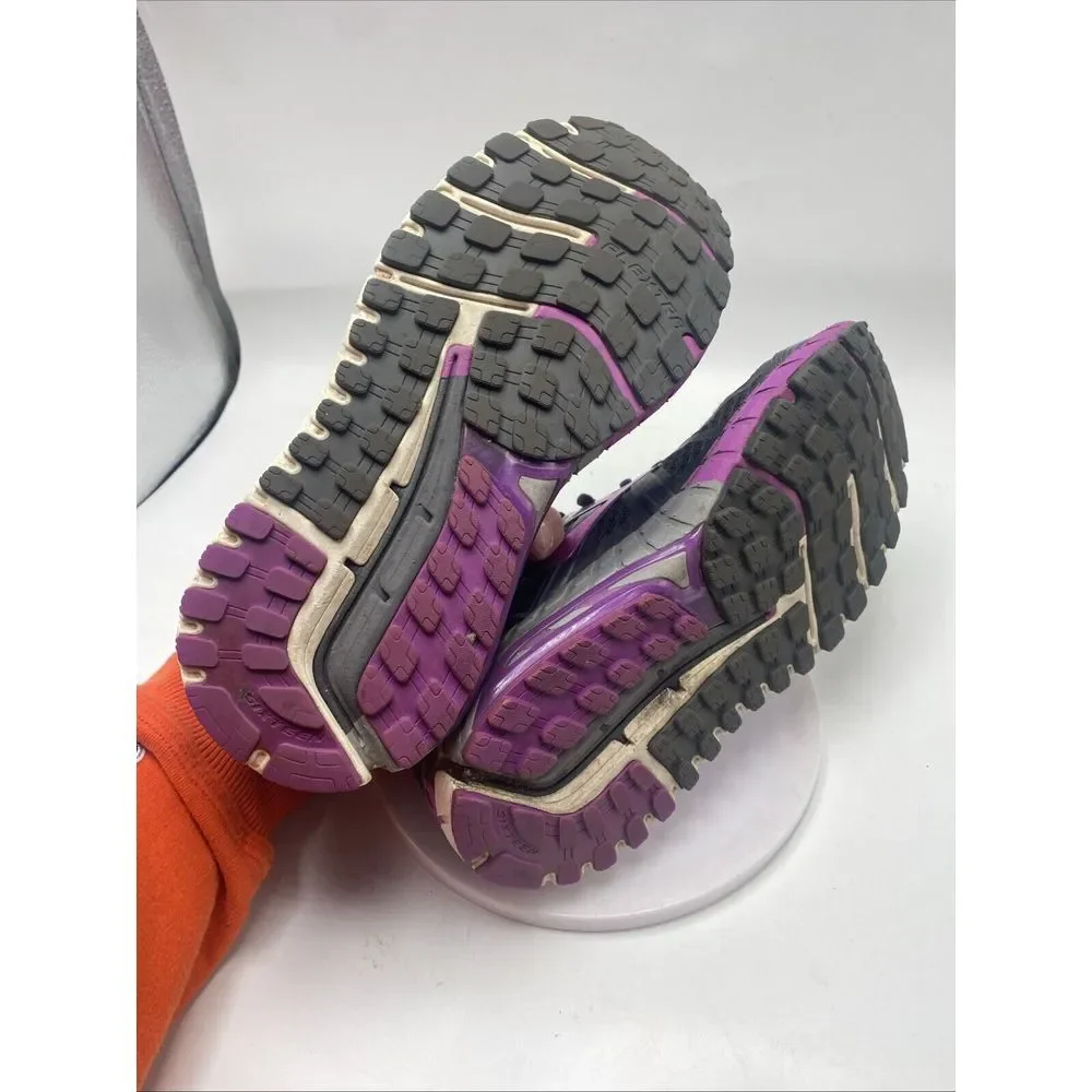 Brooks Shoes Women Size 6 Ariel Running Black Purple Athletic 3672
